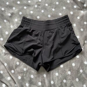 lululemon hotty hot high rise lined shorts
